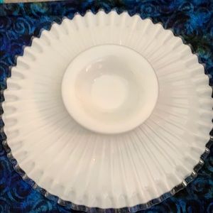 Fenton Silver Crest cake plate